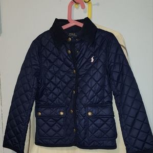 Girls Polo Quilted Jacket